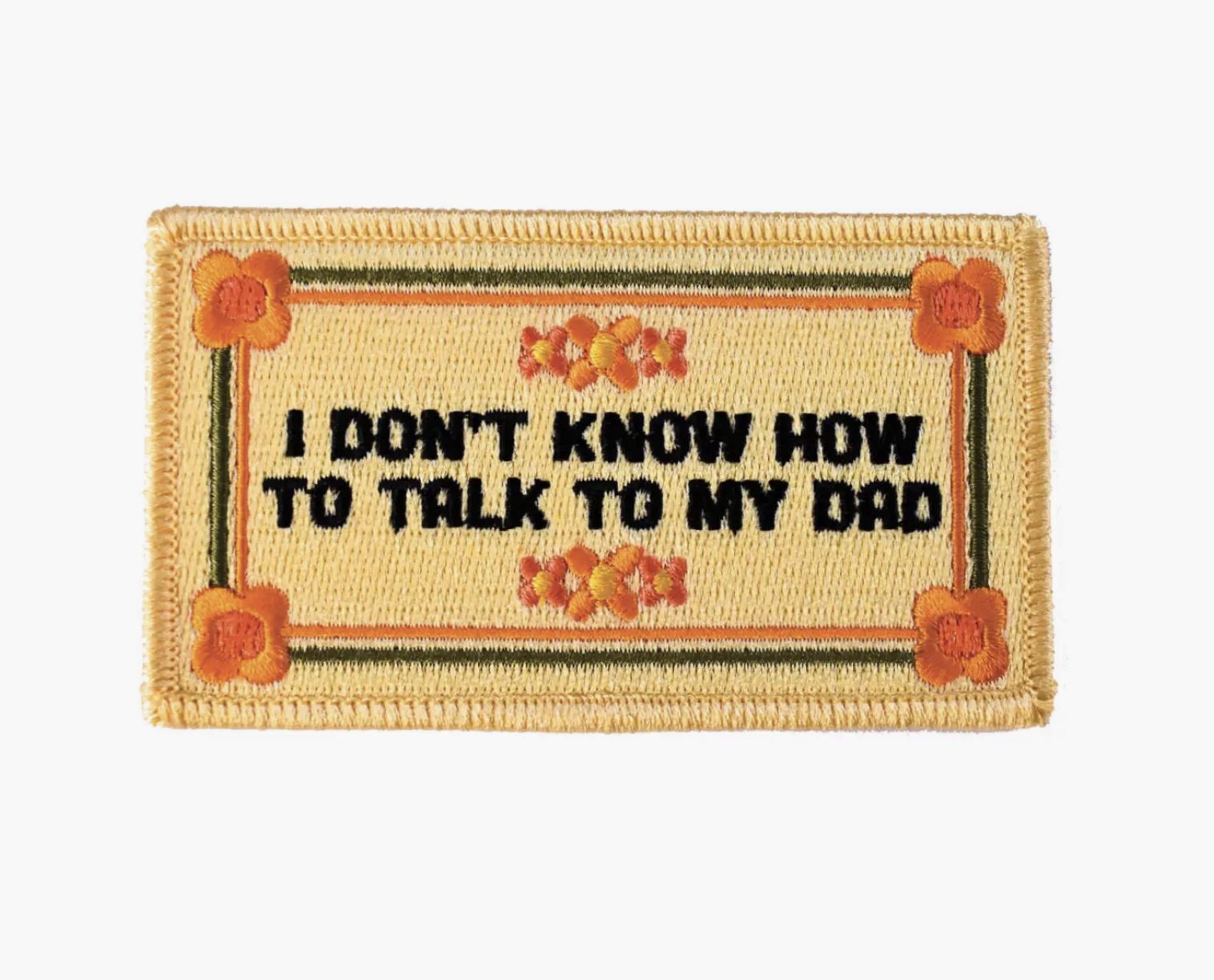 Don't Tempt Me Embroidered Patch