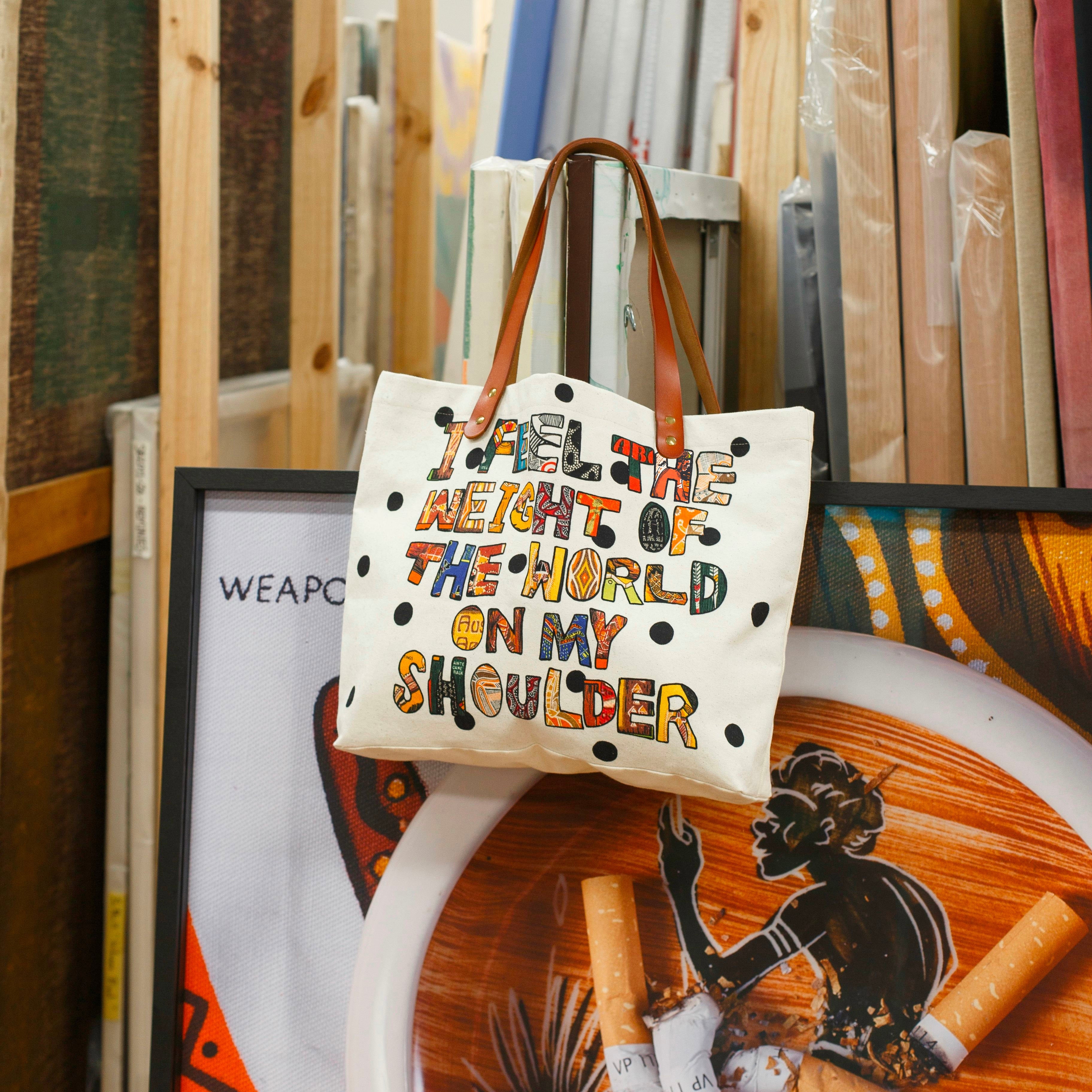 Weight Of The World Tote Bag x Tony Albert