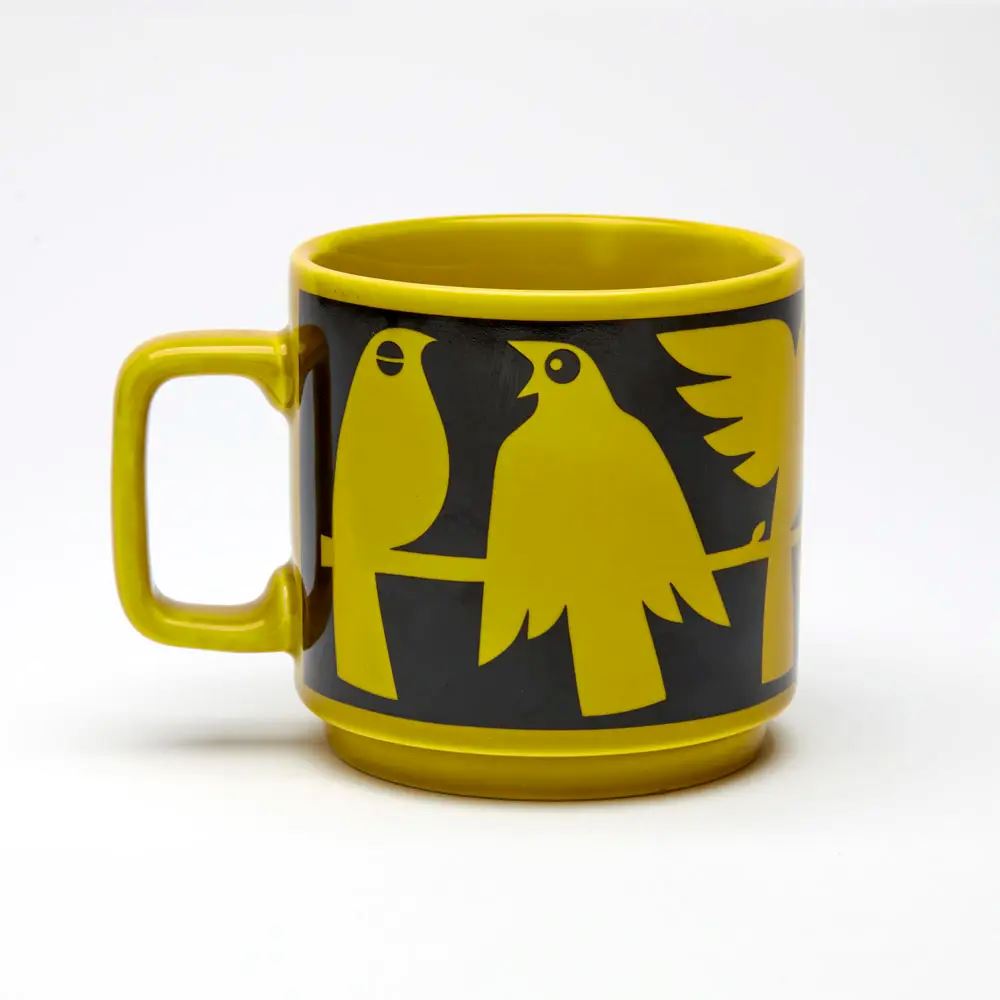 Hornsea Birds Mug - Chartreuse x Magpie - Third Drawer Down