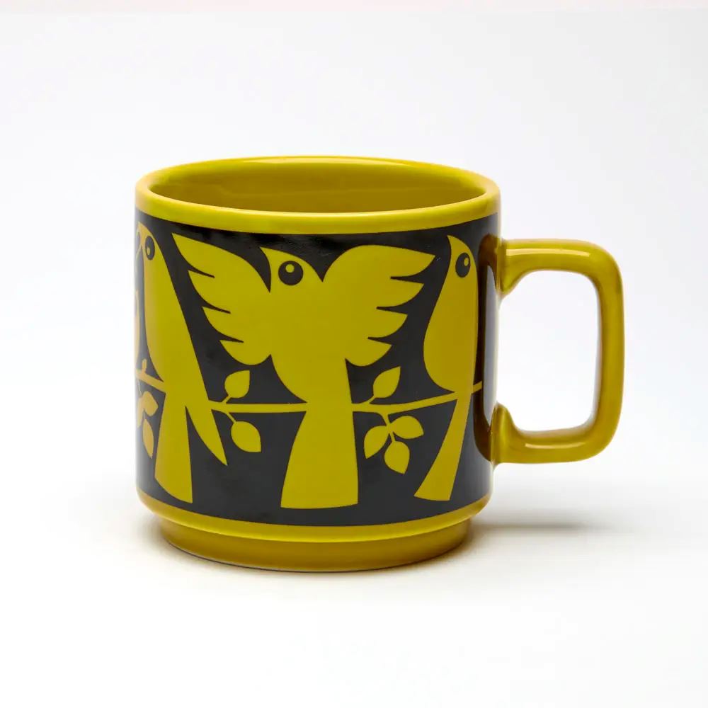 Hornsea Birds Mug - Chartreuse x Magpie - Third Drawer Down