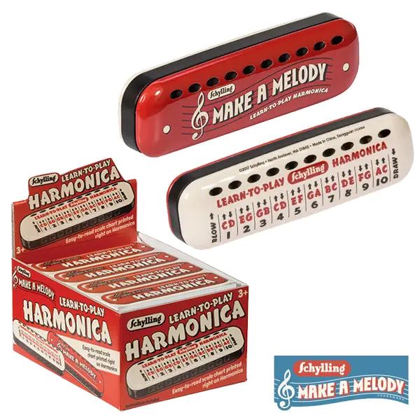 Learn To Play Harmonica - Schylling - Third Drawer Down