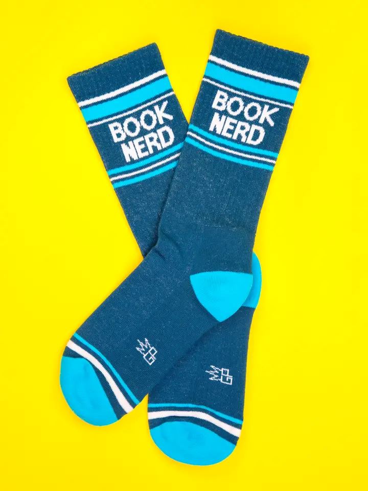 Book Nerd Gym Crew Sock x Gumball Poodle - Third Drawer Down