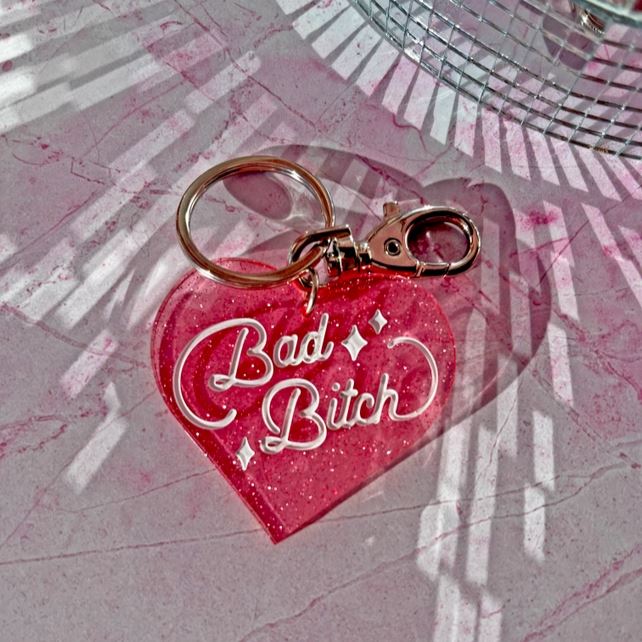 Bad Bitch Keychain x A Shop of Things - Third Drawer Down