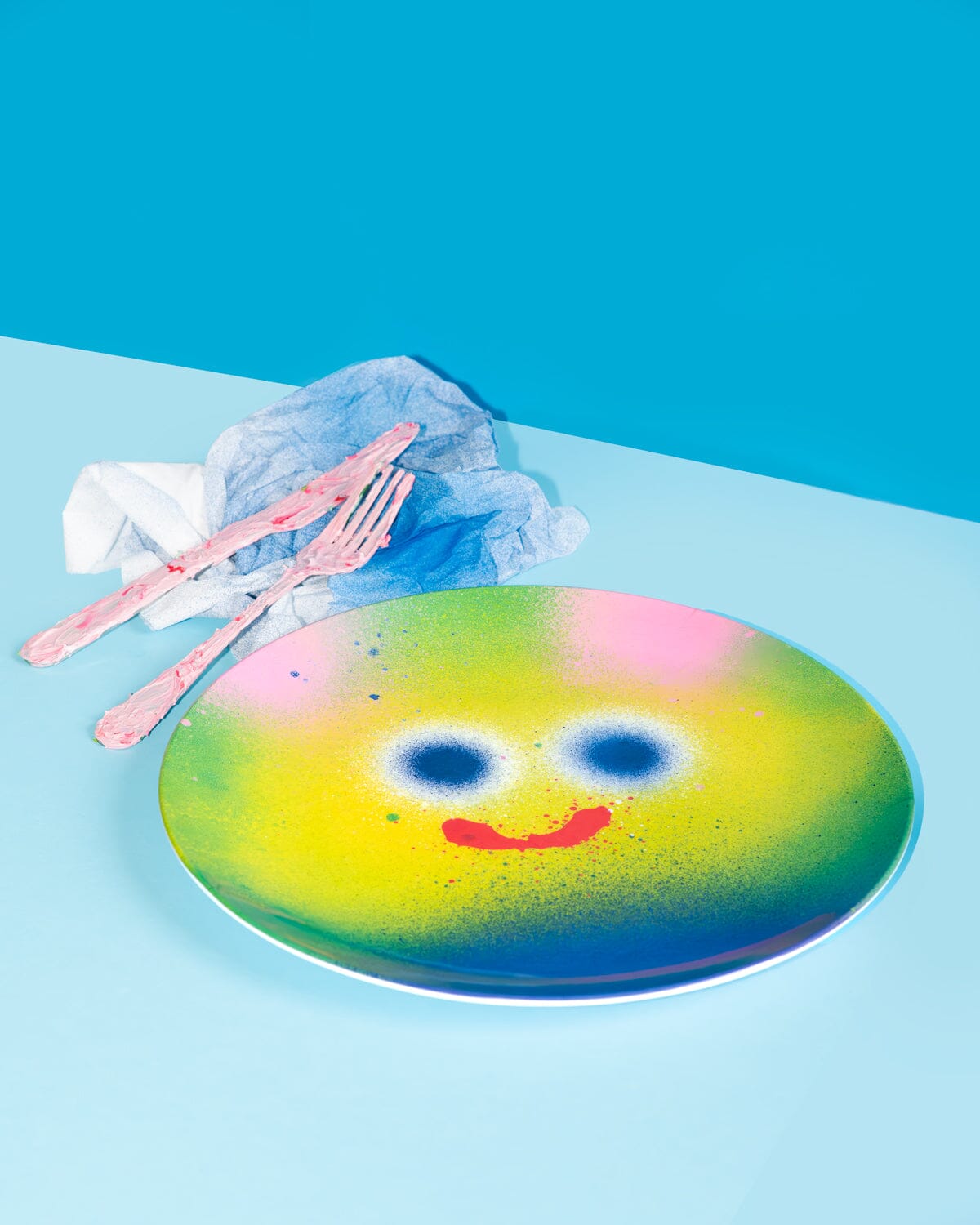 Buttercake Melamine Plate x Jon Burgerman - Third Drawer Down