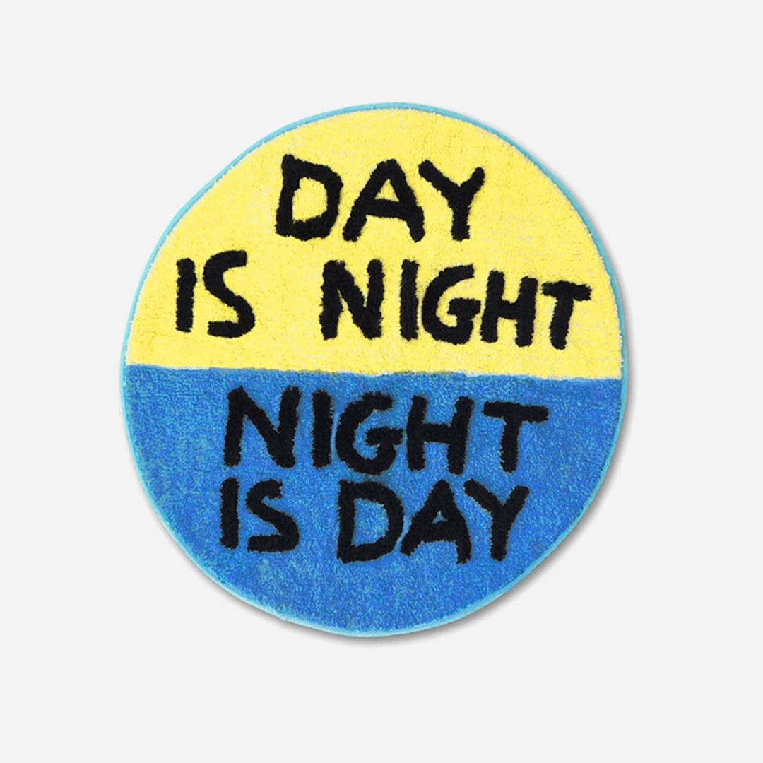 Day is Night Shaggy Floor Mat x David Shrigley - Third Drawer Down