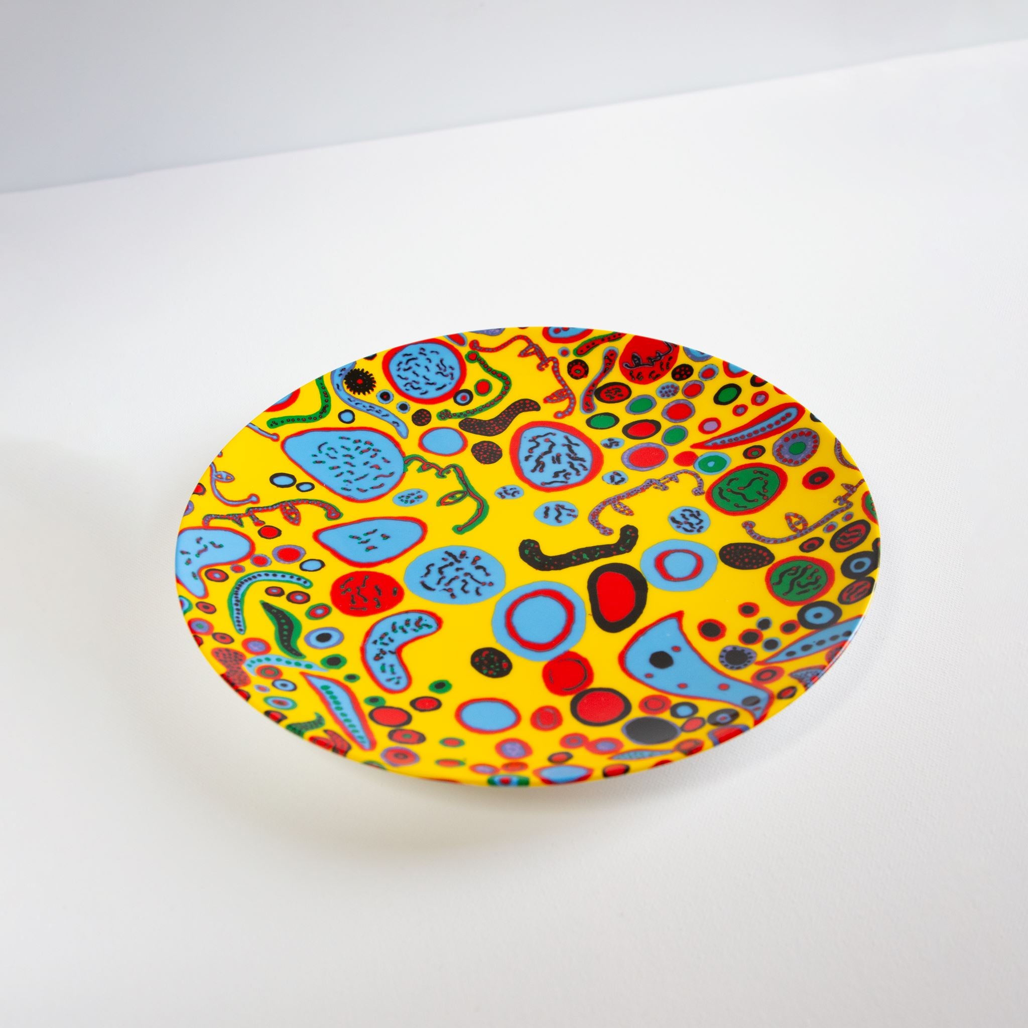 Love Was Infinitely Shining Ceramic Plate x Yayoi Kusama Plate Third Drawer Down 