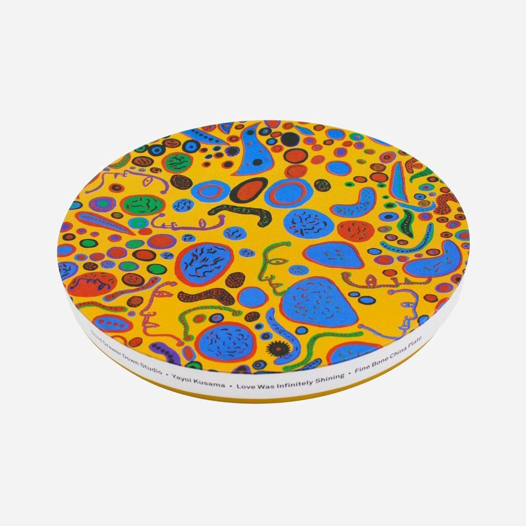 Love Was Infinitely Shining Ceramic Plate x Yayoi Kusama - Third Drawer Down