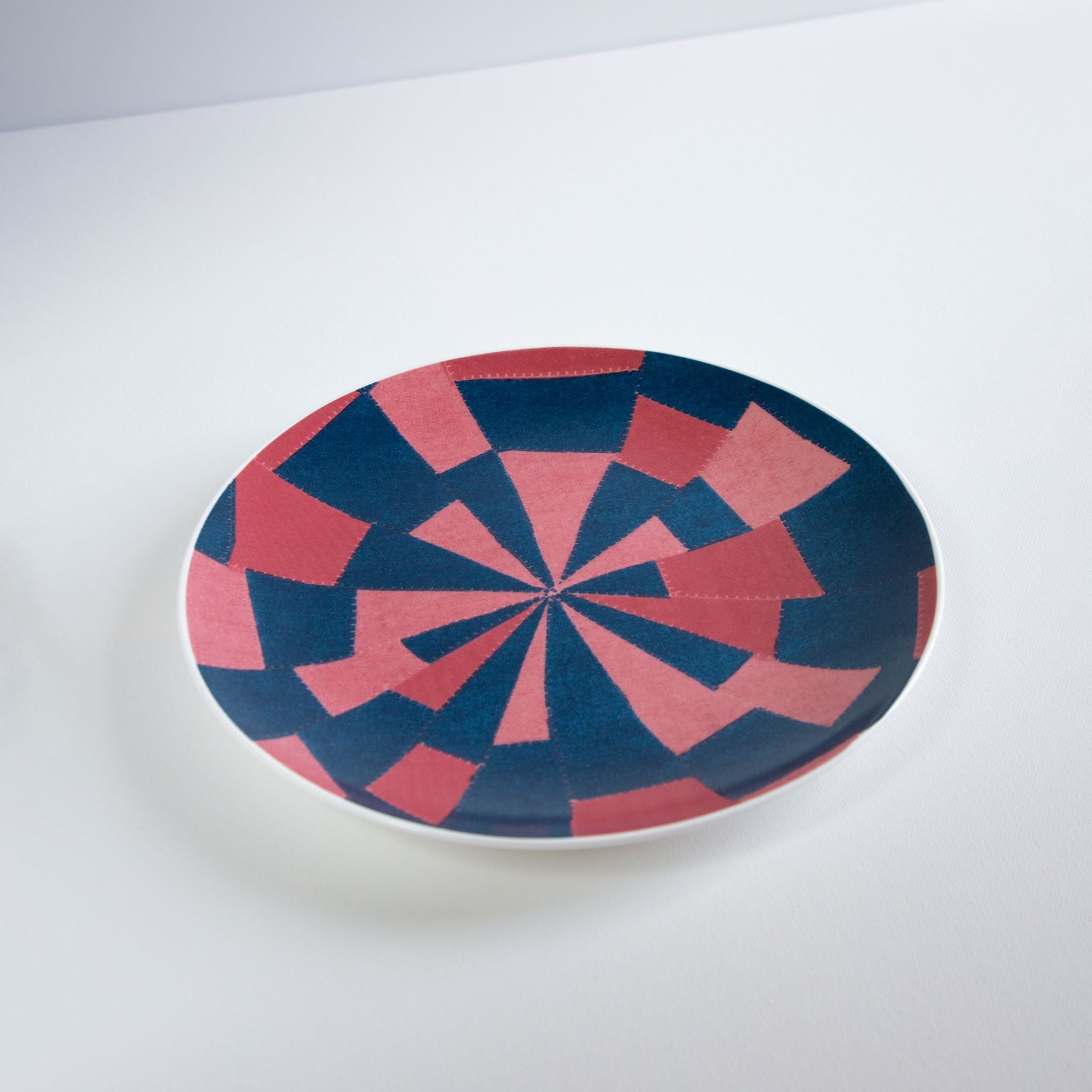 Fine Bone China Plates: Pink and Blue x Louise Bourgeois Ceramic Third Drawer Down 