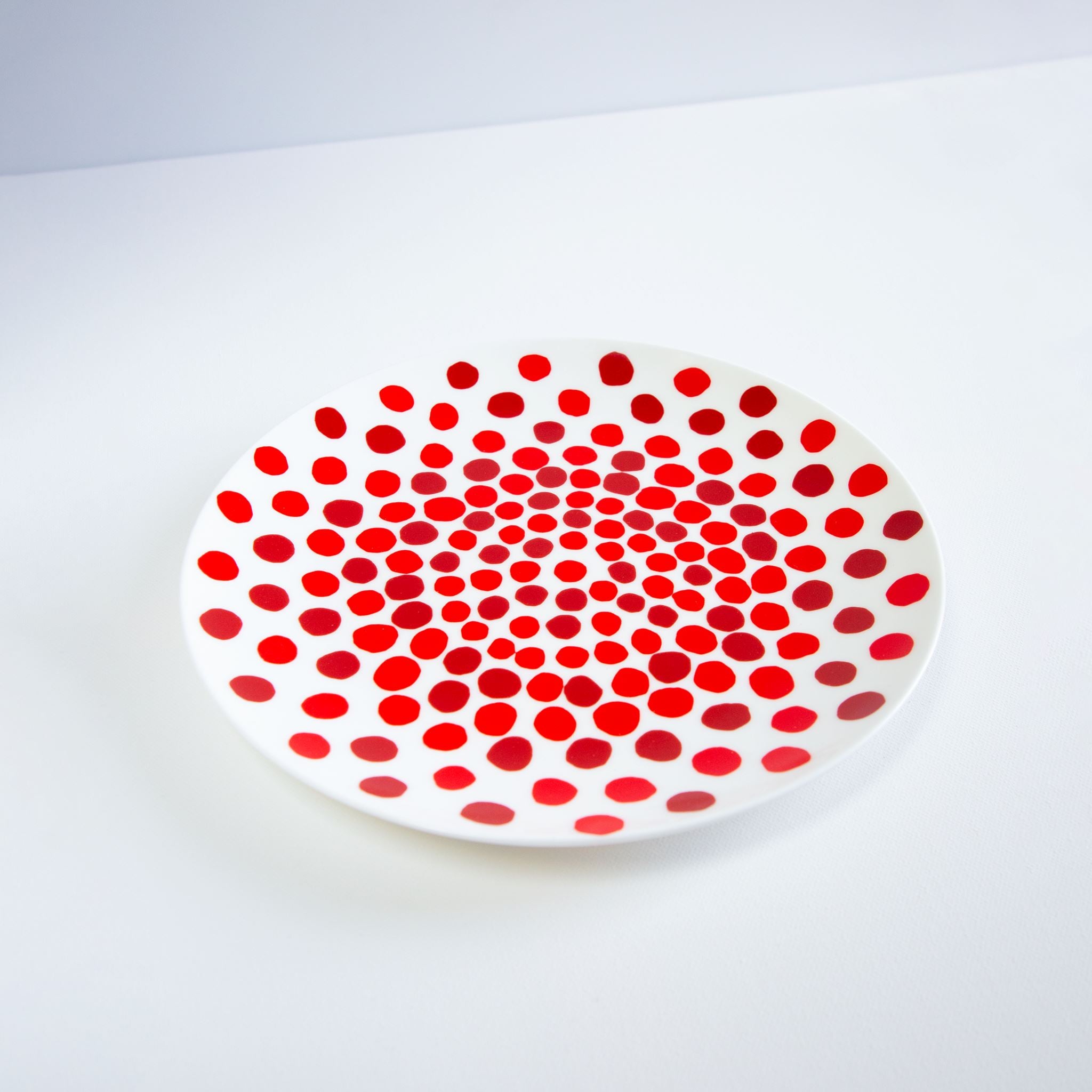 Fine Bone China Plate: Red Dots x Louise Bourgeois - Third Drawer Down