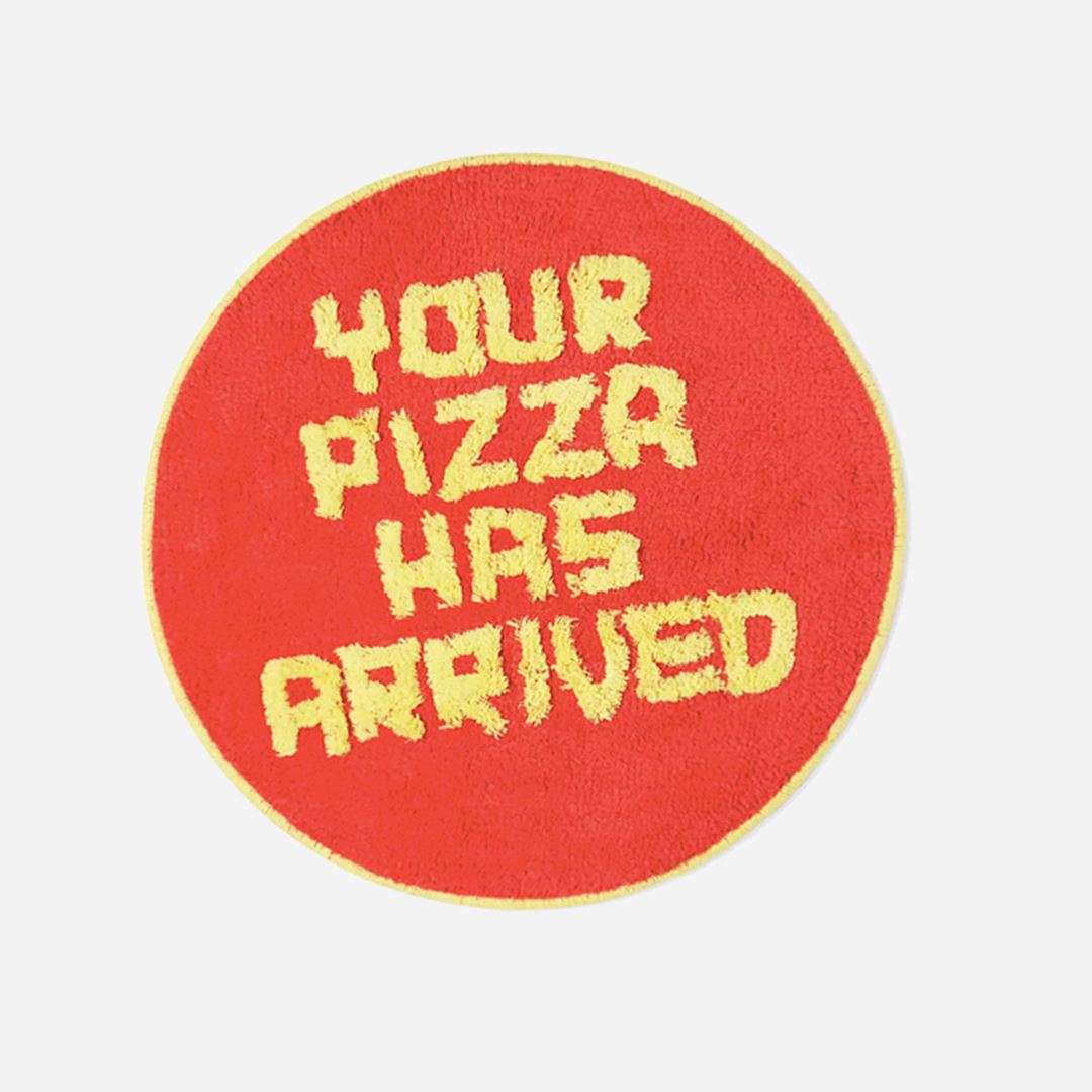 Your Pizza Has Arrived Shaggy Floor Mat x David Shrigley - Third Drawer Down