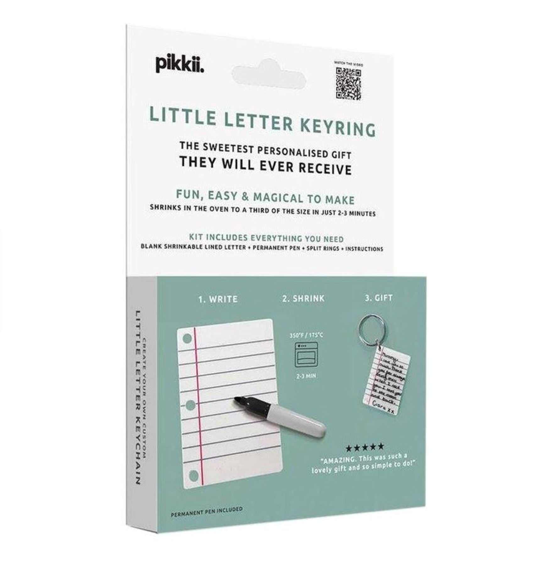 Little Letter Shrink Keyring kit - Third Drawer Down