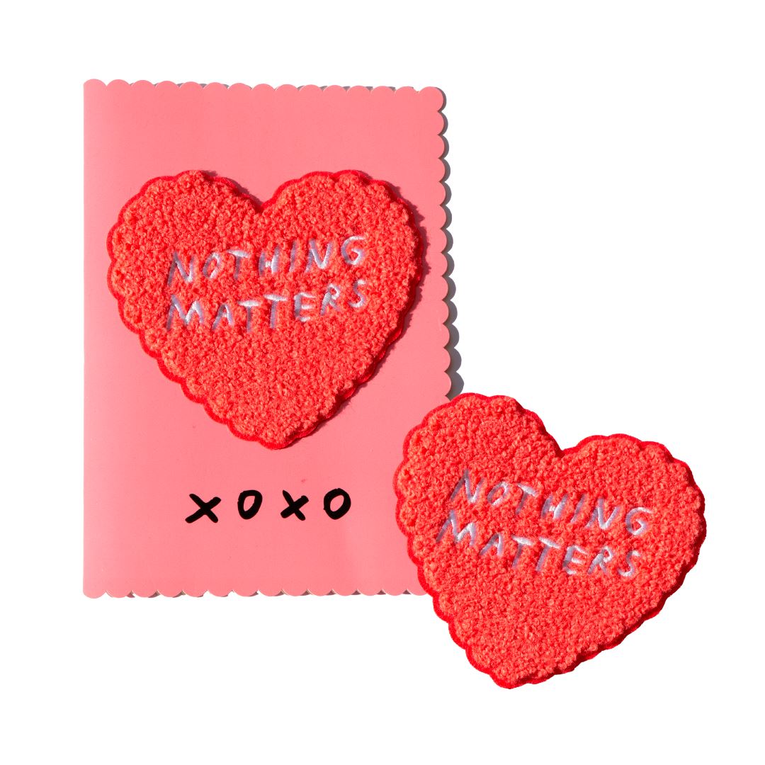 Nothing Matters Chenille Patch Gift Card x Adam JK - Third Drawer Down