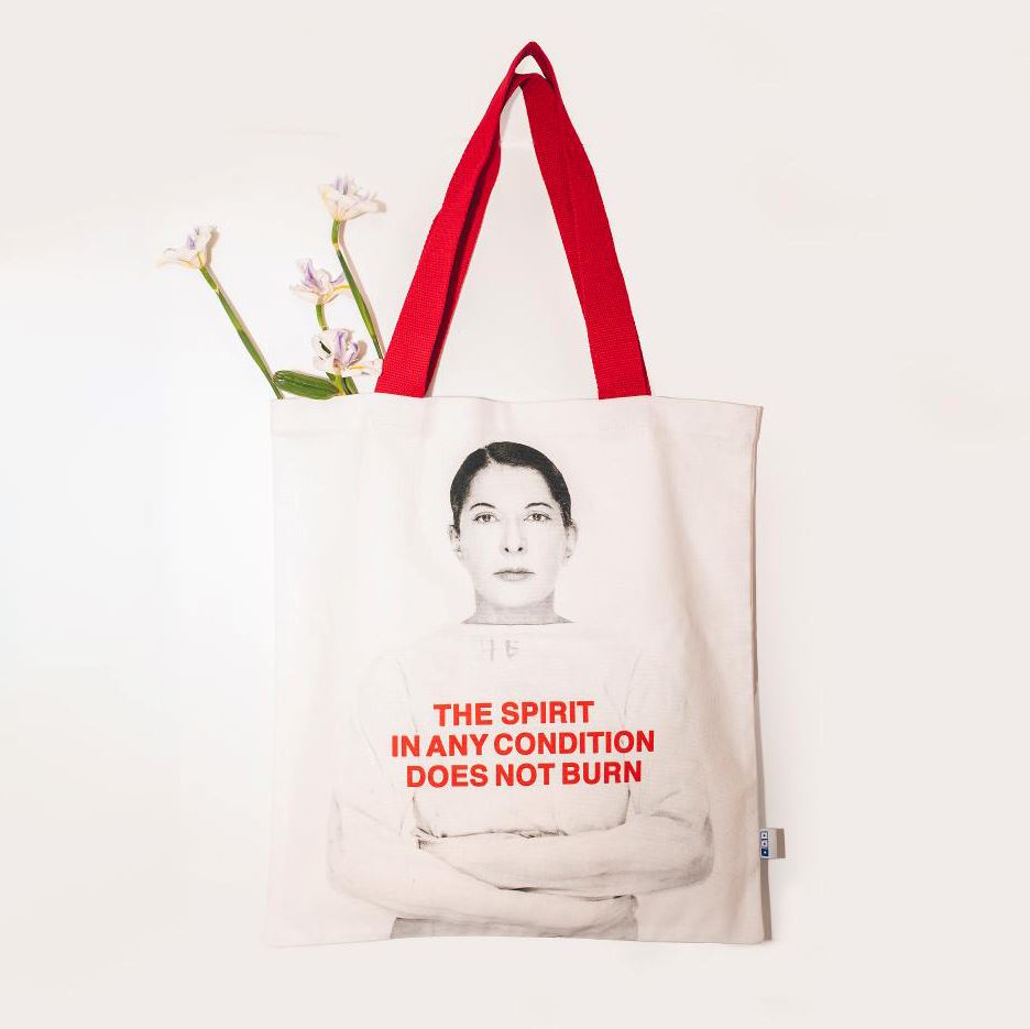 Spirit in Any Condition Does Not Burn Portrait Tote Bag x Marina Abramovic - Third Drawer Down