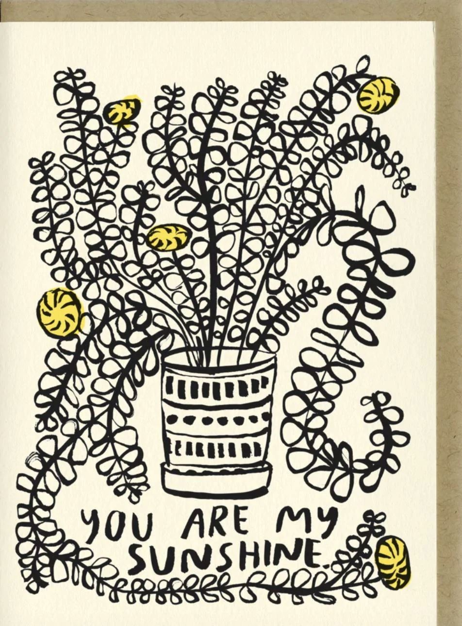 You Are My Sunshine Card x People I've Loved - Third Drawer Down