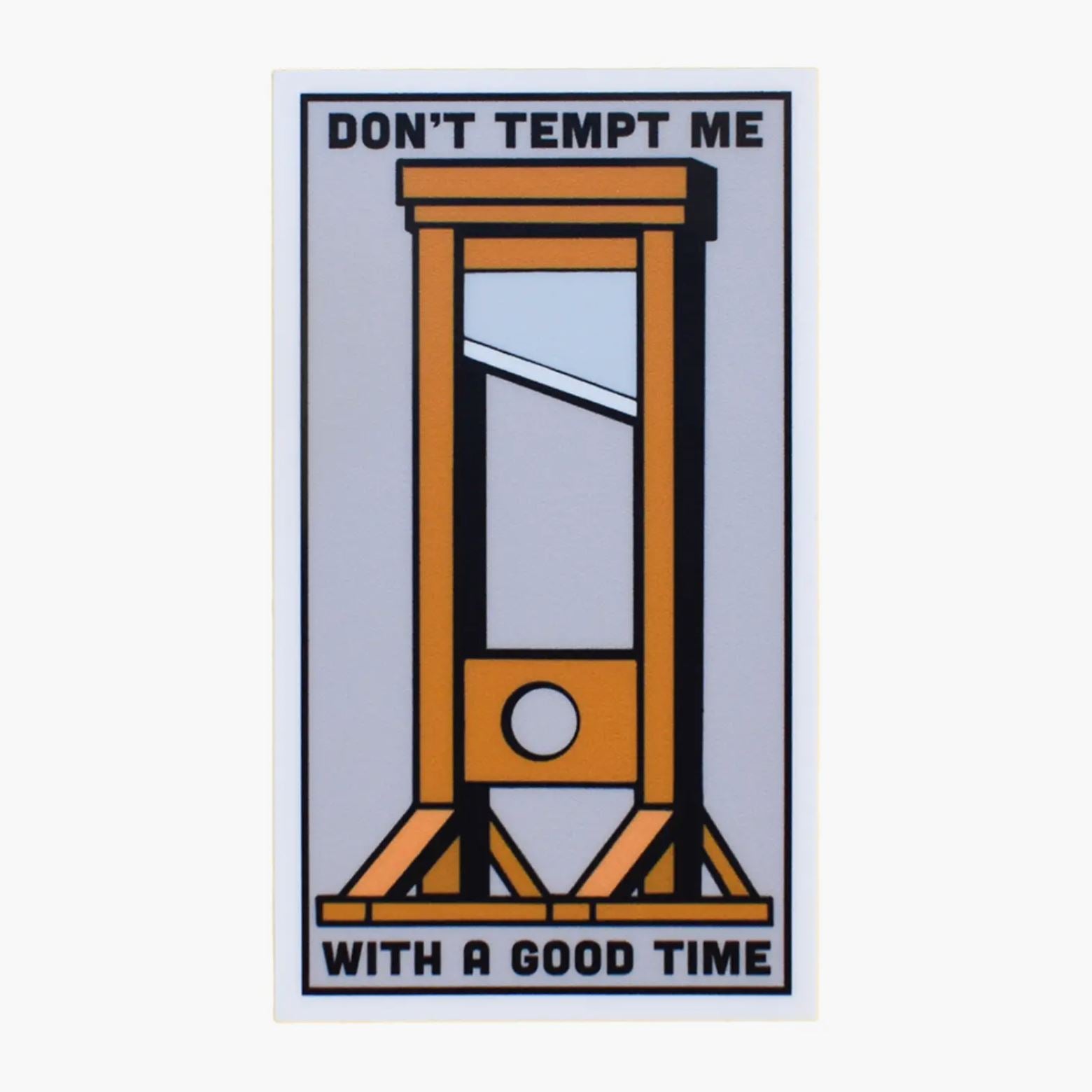 Don't Tempt Me Sticker x Retrograde Supply Co. - Third Drawer Down