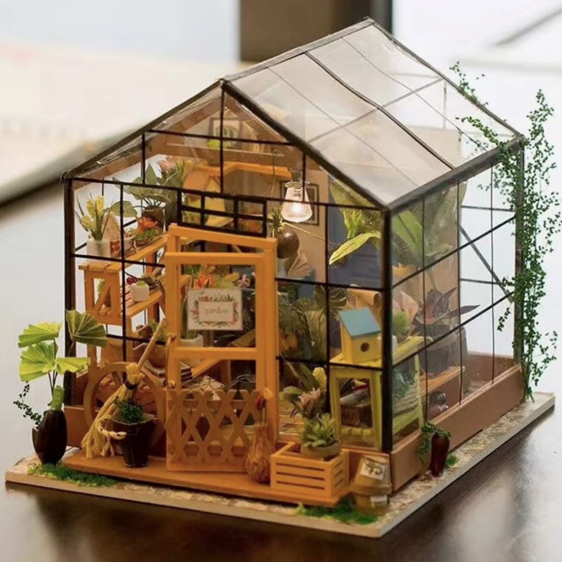 DIY Miniature House Kit: Cathy's Flower House - Third Drawer Down