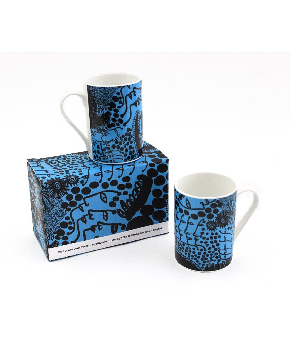 Late Night Chat Mug Set x Yayoi Kusama | Third Drawer Down | Third Drawer  Down