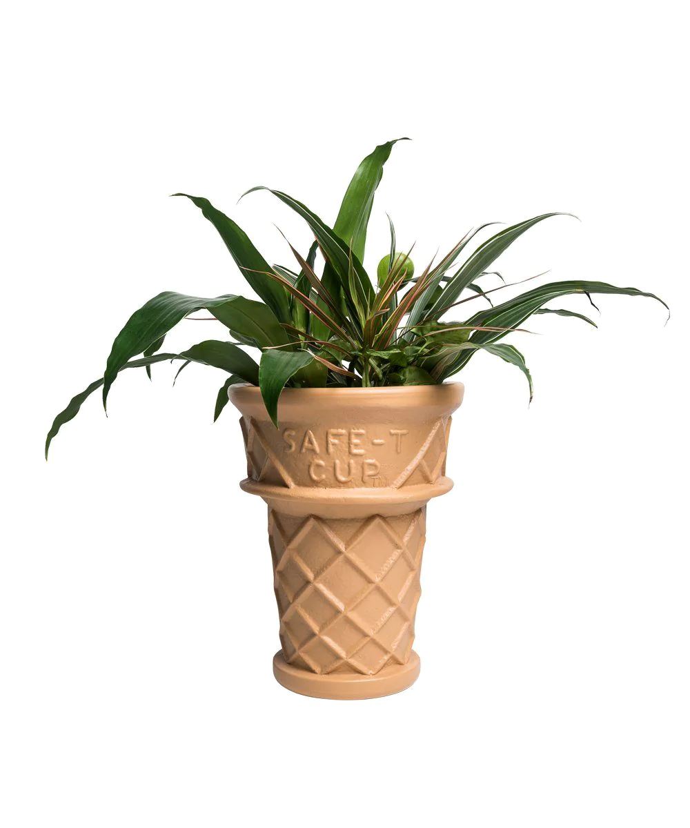 Giant Ice Cream Cone Planter - Third Drawer Down