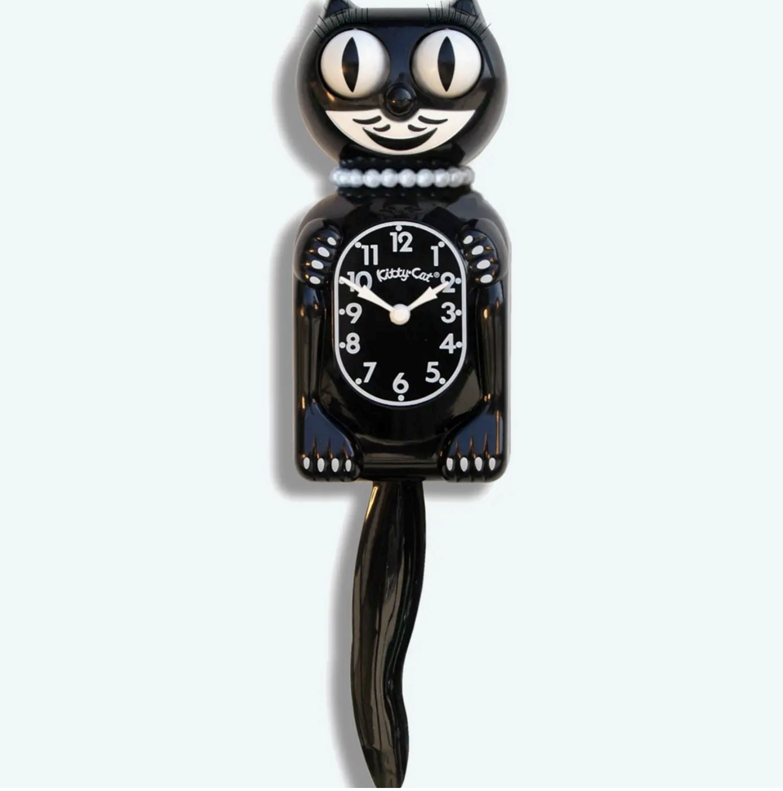 Miss Kitty Cat klock Black - Third Drawer Down