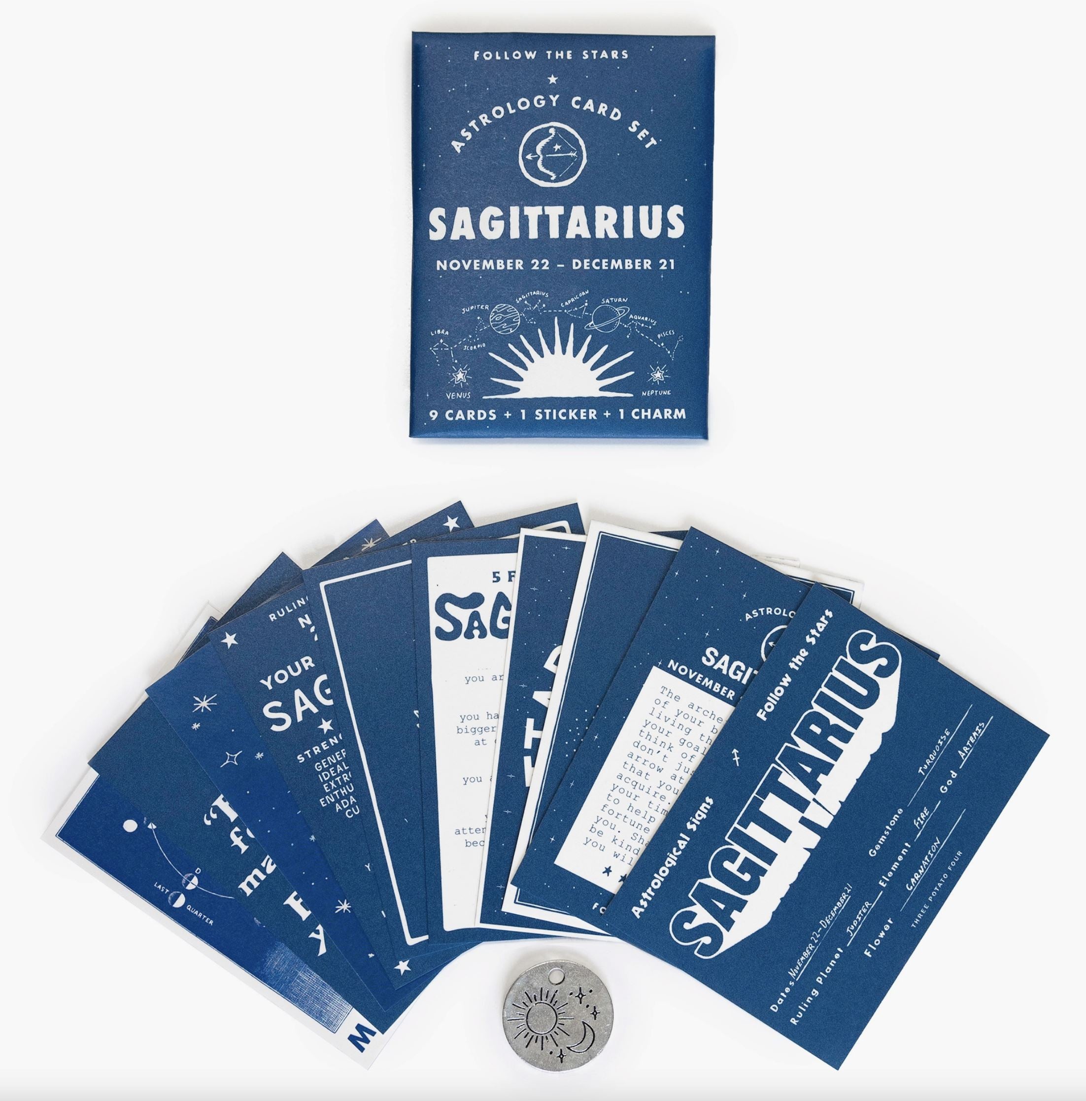 Astrology Card Pack - Sagittarius (Nov 22 - Dec 21) - Third Drawer Down