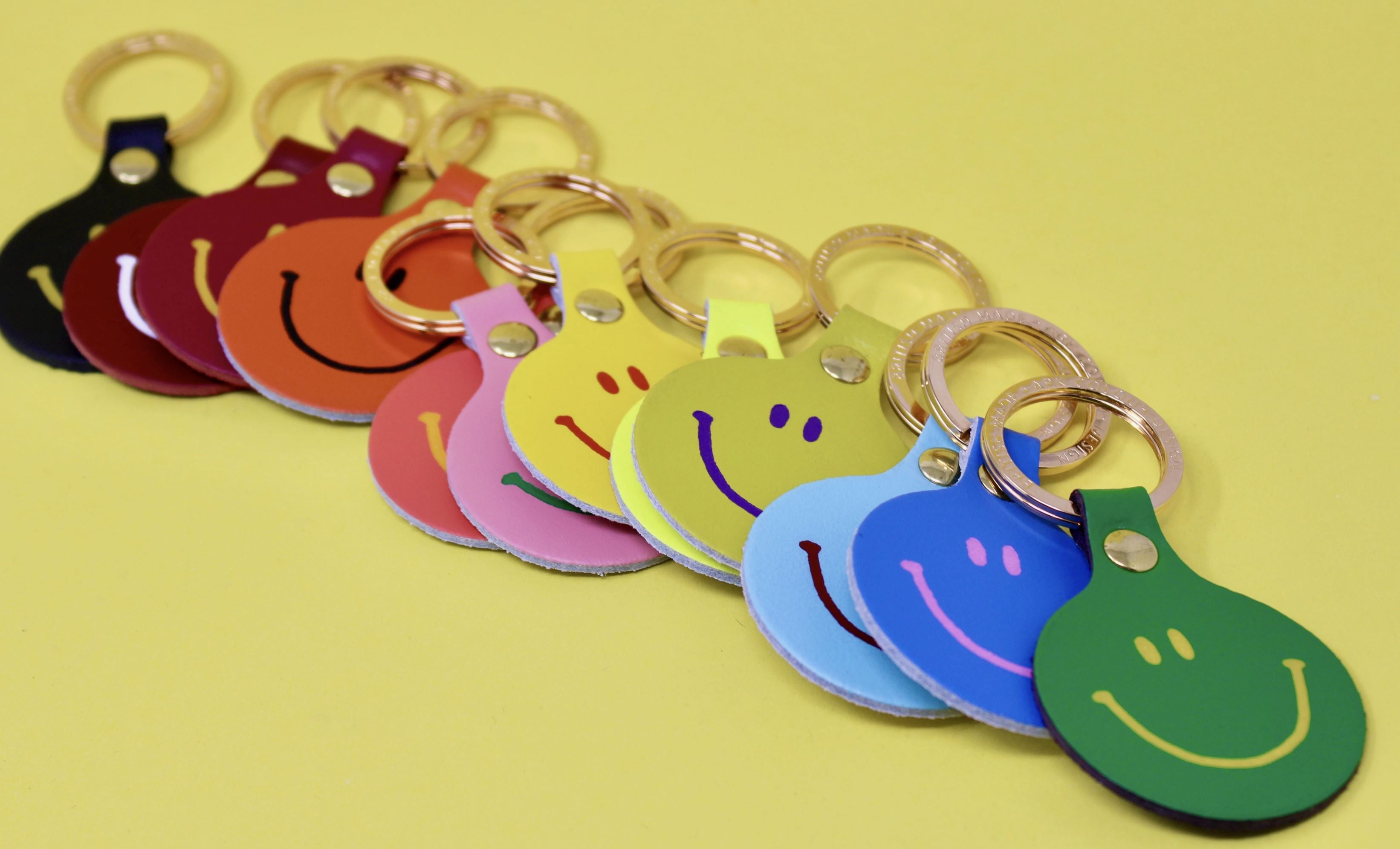 Yellow Feeling Lush Smilie Face Key Fob x Ark - Third Drawer Down