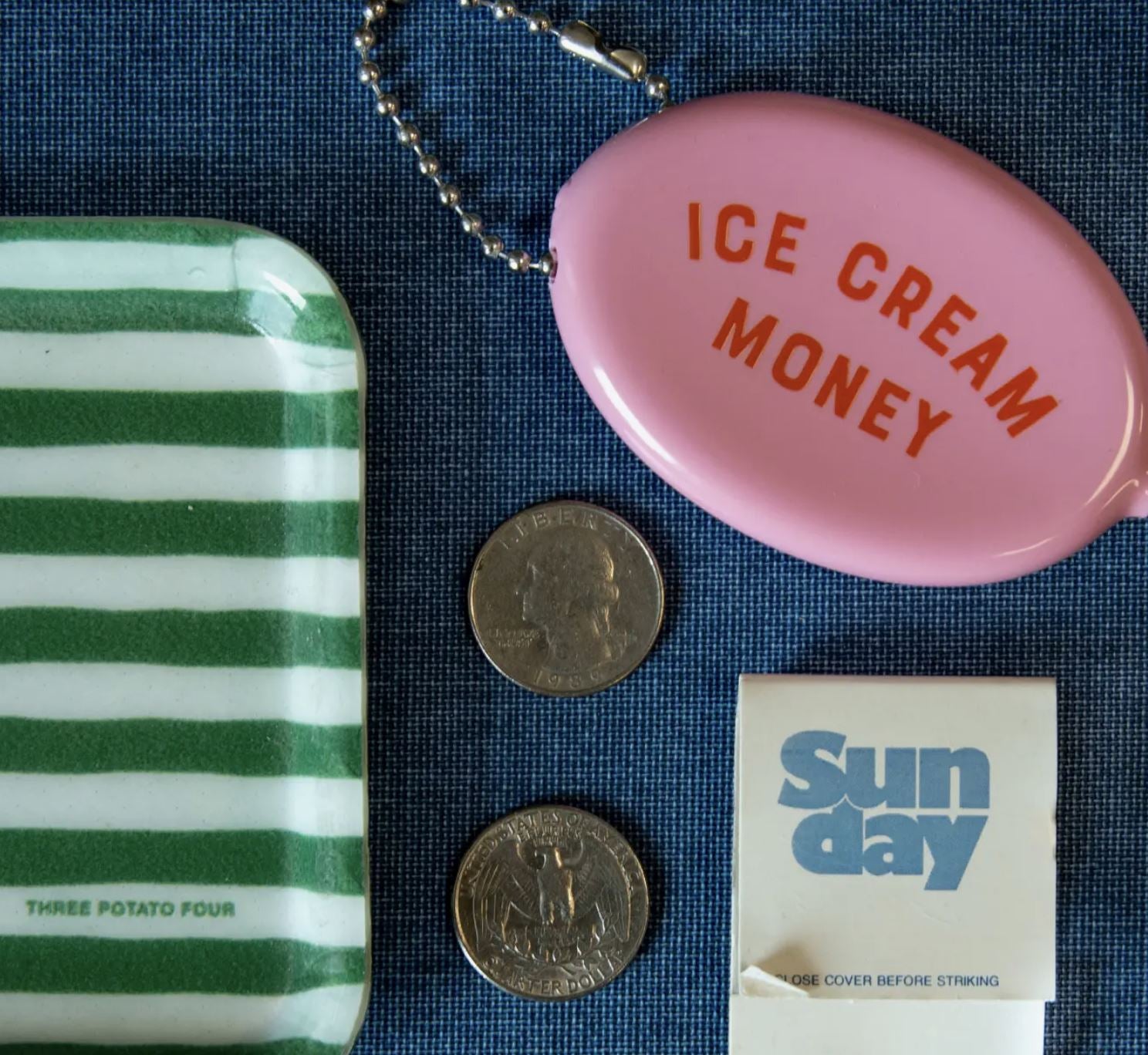 Ice Cream Money Coin Pouch x Three Potato Four - Third Drawer Down