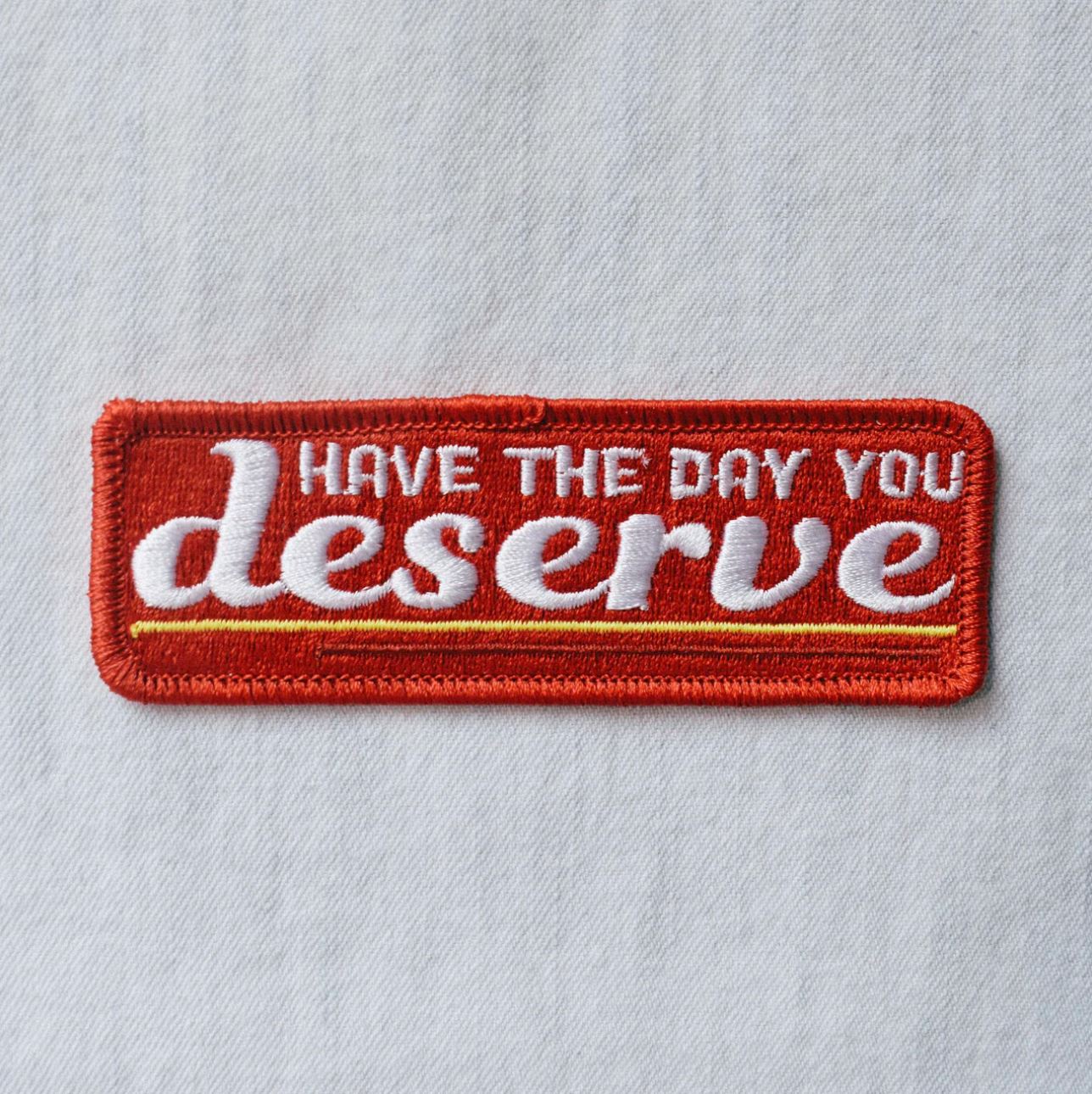 Day You Deserve Embroidered Patch x Retrograde Supply Co. - Third Drawer Down